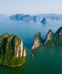 halong bay from bird view