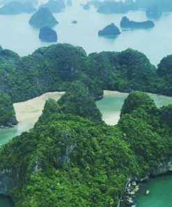 halong bay view from seaplane