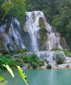 kuangsi waterfall in laos