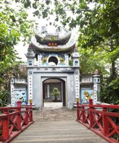 ngoc son temple and the huc bridge