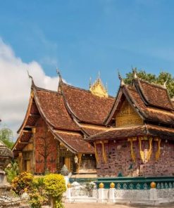 temple in luang prabang laos