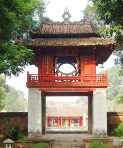 the temple of literature in hanoi