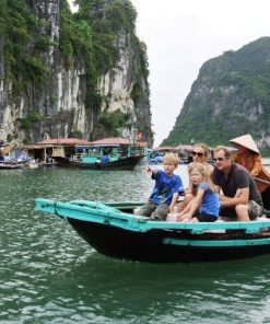 visit a floating village in halong bay family tours